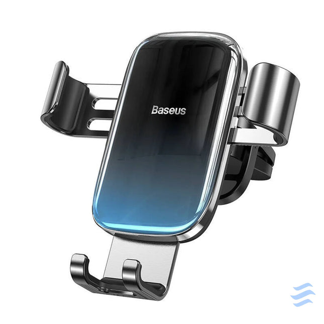 Baseus Glaze gravitational car holder for ventilation grid aluminum (black) Phone holders