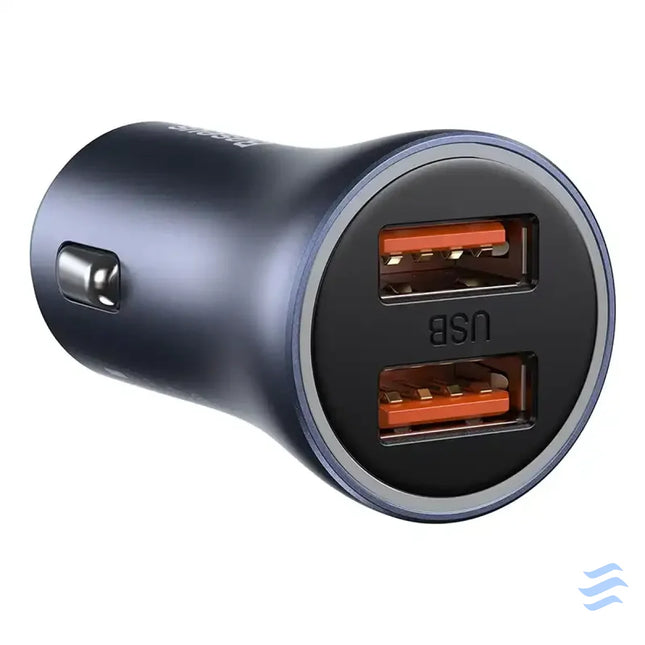 Baseus Golden Contactor Pro car charger 2x USB 40W (gray) Car chargers