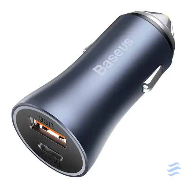 Baseus Golden Contactor Pro car charger 2x USB 40W (gray) Car chargers