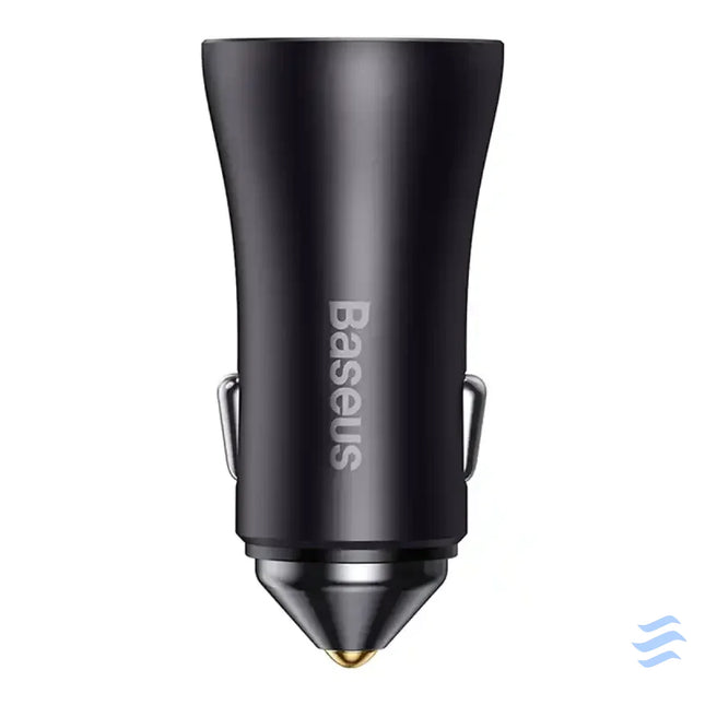 Baseus Golden Contactor Pro car charger 2x USB C 40W (Dark Gray) Car chargers