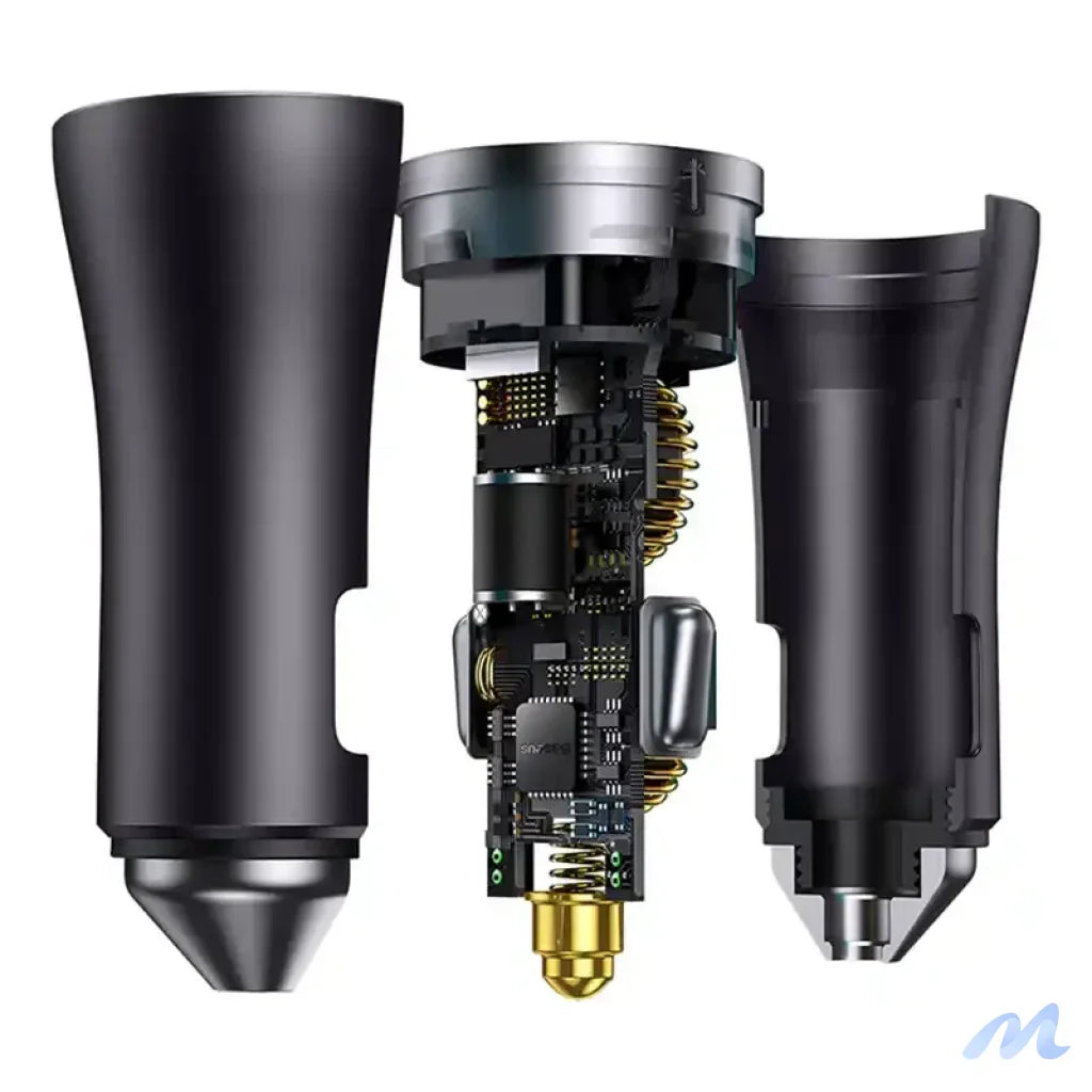 Baseus Golden Contactor Pro car charger, 2x USB-C, 40W (Dark Gray)