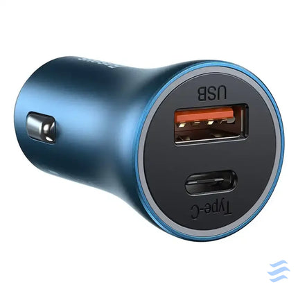 Baseus Golden Contactor Pro car charger USB + USB C QC4.0 + PD SCP 40W (blue) Car chargers