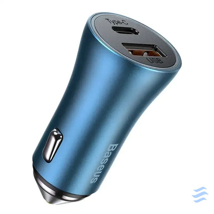 Baseus Golden Contactor Pro car charger USB + USB C QC4.0 + PD SCP 40W (blue) Car chargers