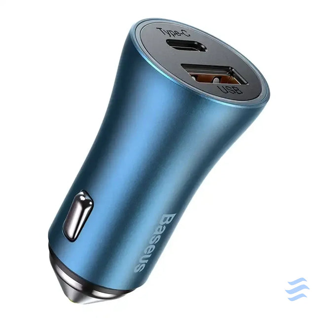 Baseus Golden Contactor Pro car charger USB + USB C QC4.0 + PD SCP 40W (blue) Car chargers