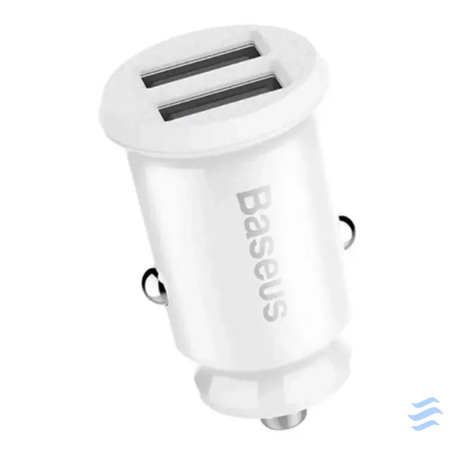Baseus Grain Car Charger 2x USB 5V 3.1A (white) Car chargers