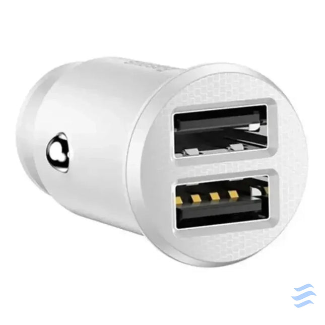 Baseus Grain Car Charger 2x USB 5V 3.1A (white) Car chargers