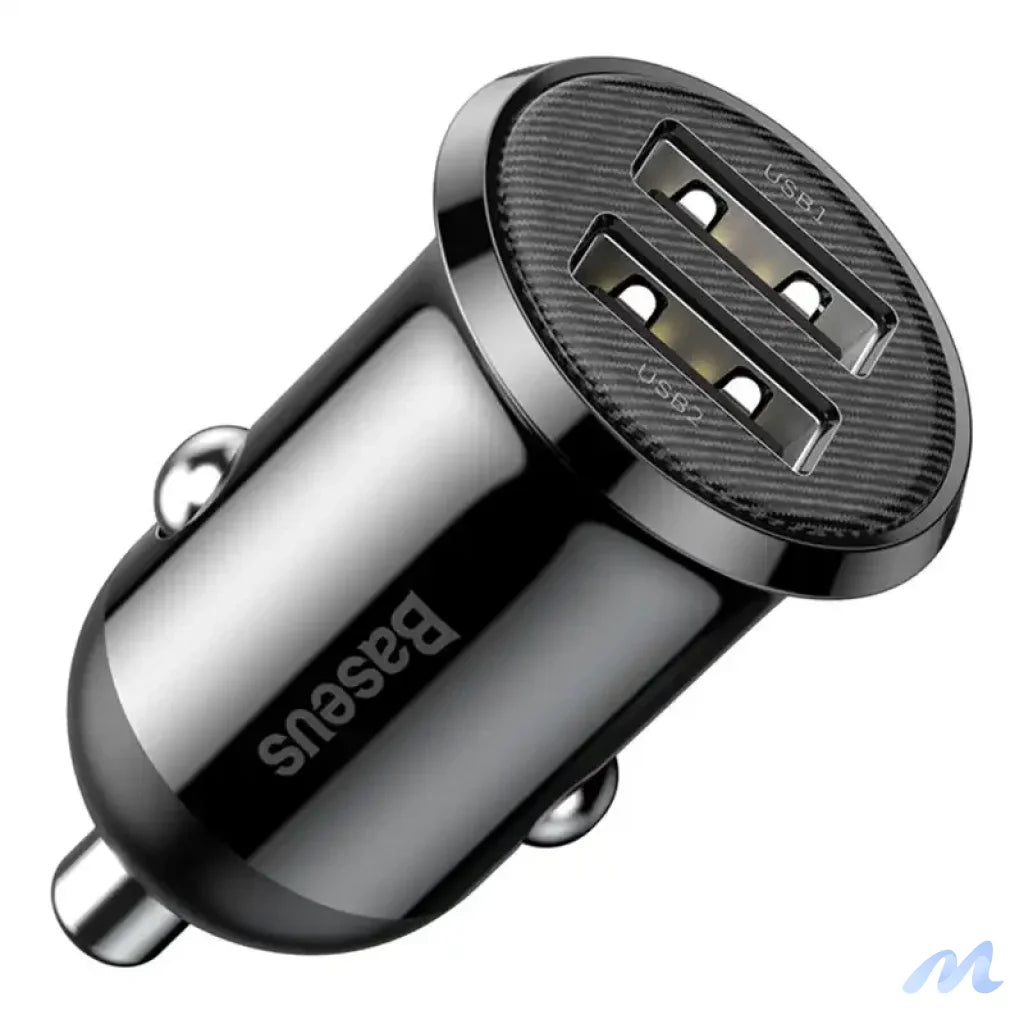Baseus Grain Pro Car Charger 2x USB 4.8A (black)