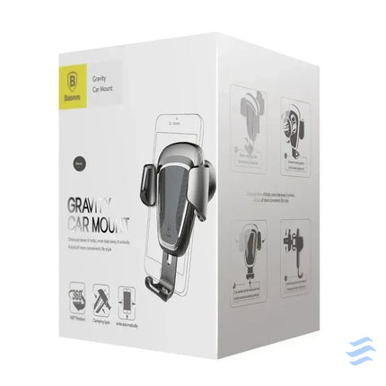 Baseus gravitational grip on the car grid black Phone holders