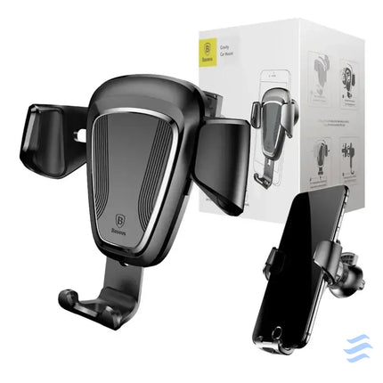 Baseus gravitational grip on the car grid black Phone holders