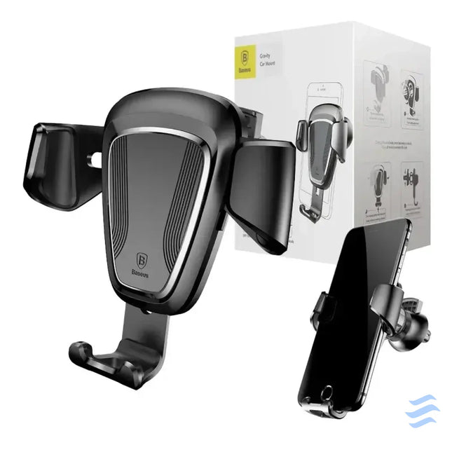 Baseus gravitational grip on the car grid black Phone holders