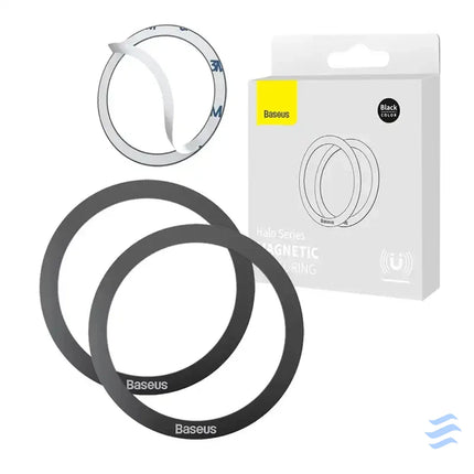 Baseus Halo Magnetic Ring for phones MagSafe (black) Ring holders