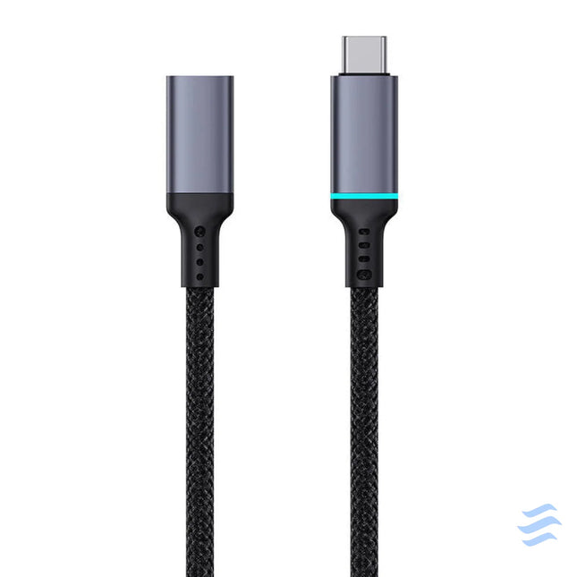 Baseus High Definition extension cable USB C Male to Female 10Gbps 0,5m (black) USB cables