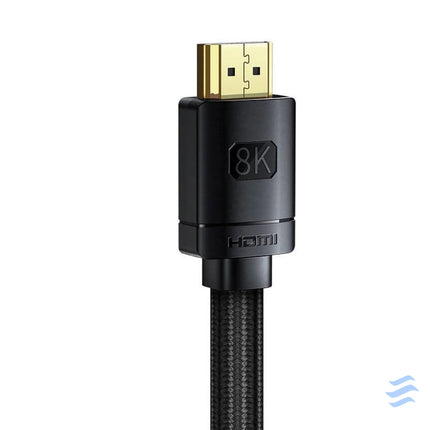 Baseus High Definition Series HDMI 2.1 cable 8K 60Hz 3D HDR 48Gbps 1m (black) Video cables