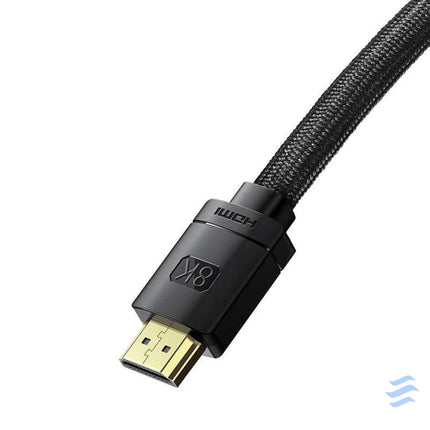 Baseus High Definition Series HDMI 2.1 cable 8K 60Hz 3D HDR 48Gbps 1m (black) Video cables