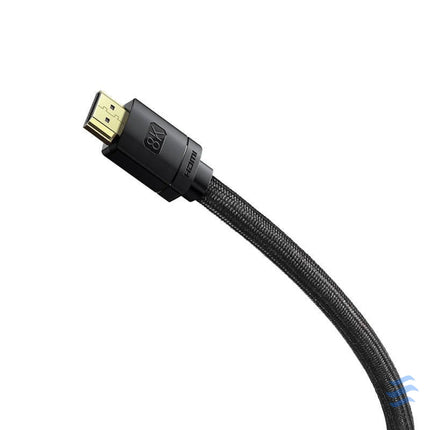 Baseus High Definition Series HDMI 2.1 cable 8K 60Hz 3D HDR 48Gbps 1m (black) Video cables