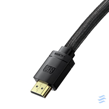 Baseus High Definition Series HDMI 2.1 cable 8K 60Hz 3D HDR 48Gbps 2m (black) Video cables