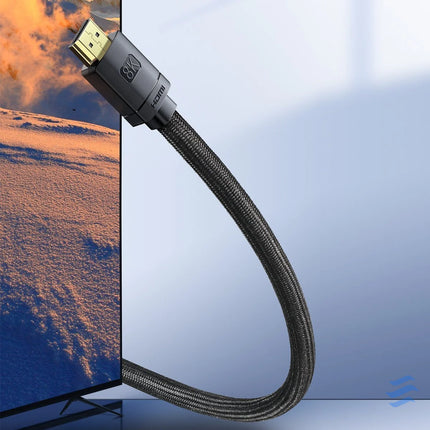 Baseus High Definition Series HDMI 2.1 cable 8K 60Hz 3D HDR 48Gbps 3m (black) Video cables