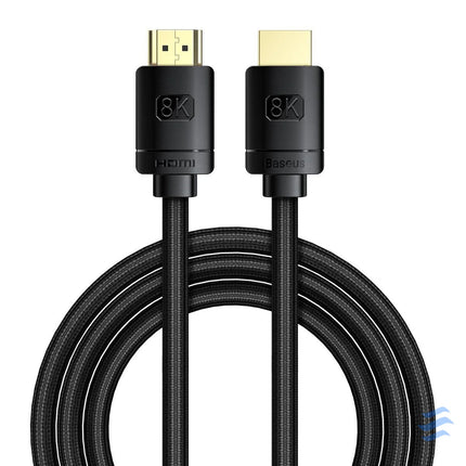 Baseus High Definition Series HDMI 2.1 cable 8K 60Hz 3D HDR 48Gbps 3m (black) Video cables