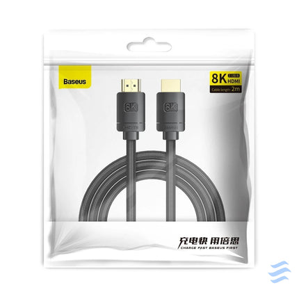 Baseus High Definition Series HDMI 2.1 cable 8K 60Hz 3D HDR 48Gbps 3m (black) Video cables