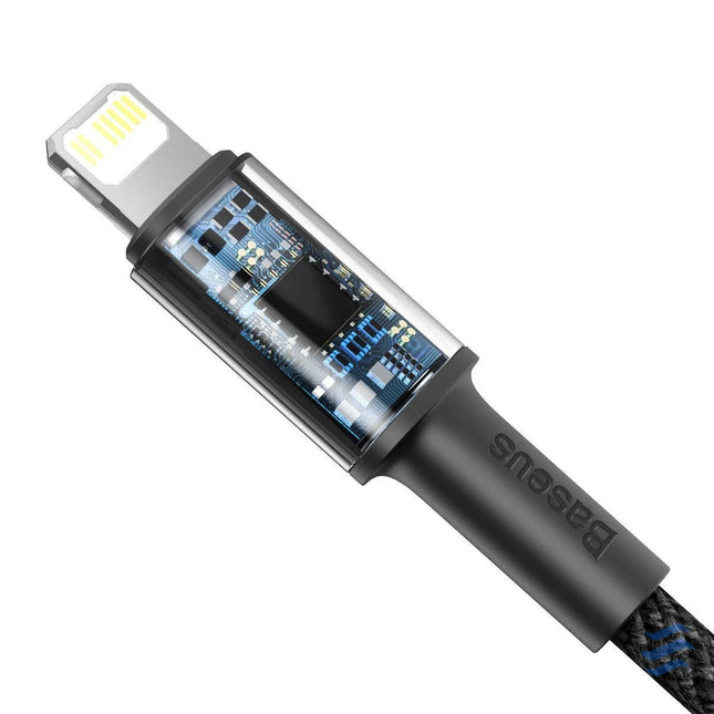Baseus High Density Braided Cable Type C to Lightning PD 20W 1m (Black) USB C to Lightning