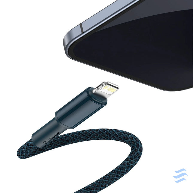 Baseus High Density Braided Cable Type C to Lightning PD 20W 1m (blue) USB C to Lightning
