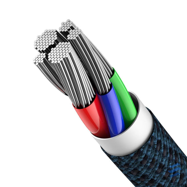 Baseus High Density Braided Cable Type C to Lightning PD 20W 1m (blue) USB C to Lightning