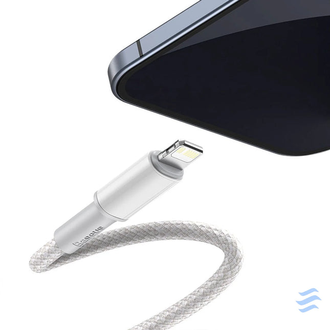 Baseus High Density Braided Cable Type C to Lightning PD 20W 1m (white) USB C to Lightning