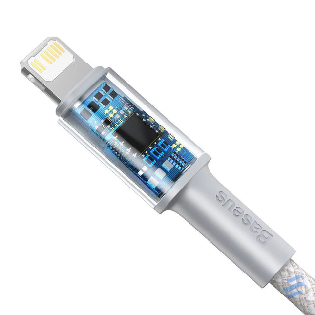 Baseus High Density Braided Cable Type C to Lightning PD 20W 1m (white) USB C to Lightning
