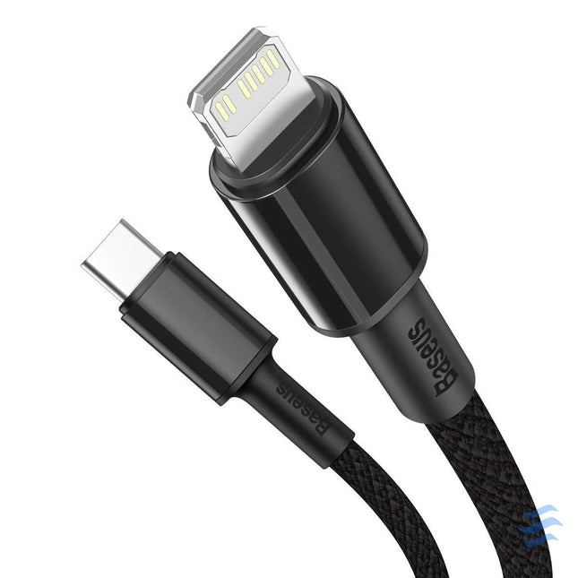 Baseus High Density Braided Cable Type C to Lightning PD 20W 2m (Black) USB C to Lightning