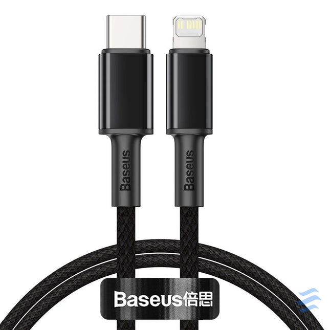 Baseus High Density Braided Cable Type C to Lightning PD 20W 2m (Black) USB C to Lightning