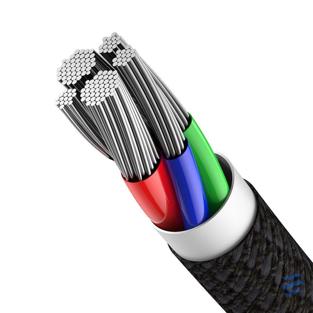 Baseus High Density Braided Cable Type C to Lightning PD 20W 2m (Black) USB C to Lightning