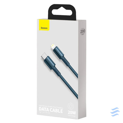 Baseus High Density Braided Cable Type C to Lightning PD 20W 2m (blue) USB C to Lightning