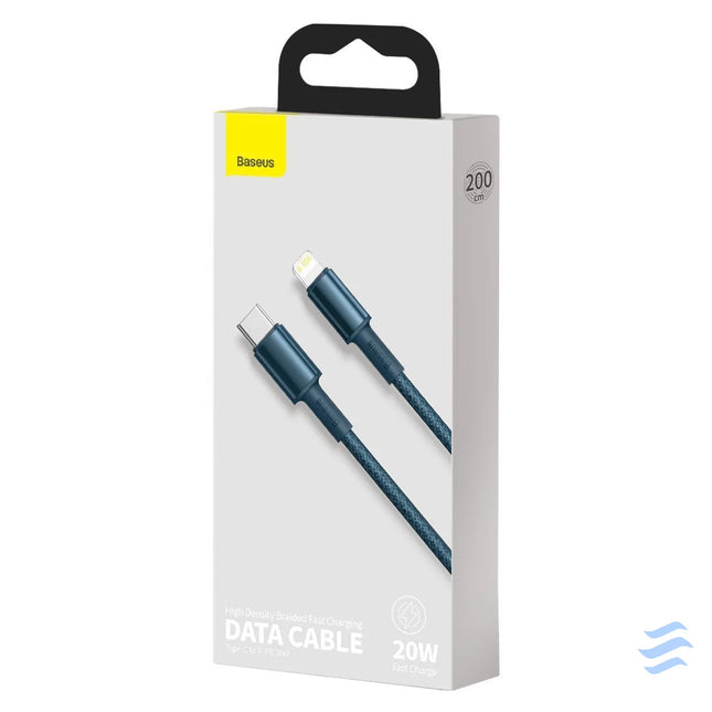 Baseus High Density Braided Cable Type C to Lightning PD 20W 2m (blue) USB C to Lightning