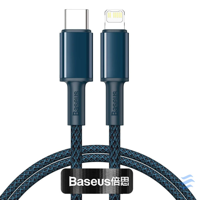 Baseus High Density Braided Cable Type C to Lightning PD 20W 2m (blue) USB C to Lightning