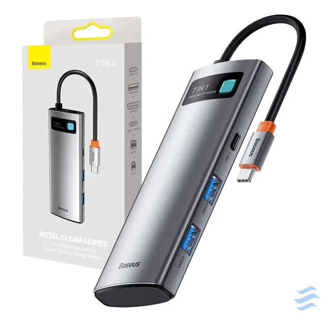 Baseus Hub Adapter 7in1 USB C to 2x USB 3.0 + HDMI + USB C PD Hubs