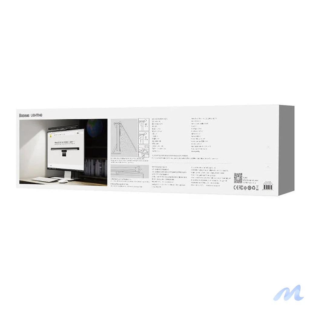 Baseus i-wok Pro series USB stepless dimming screen hanging light (fighting) Black