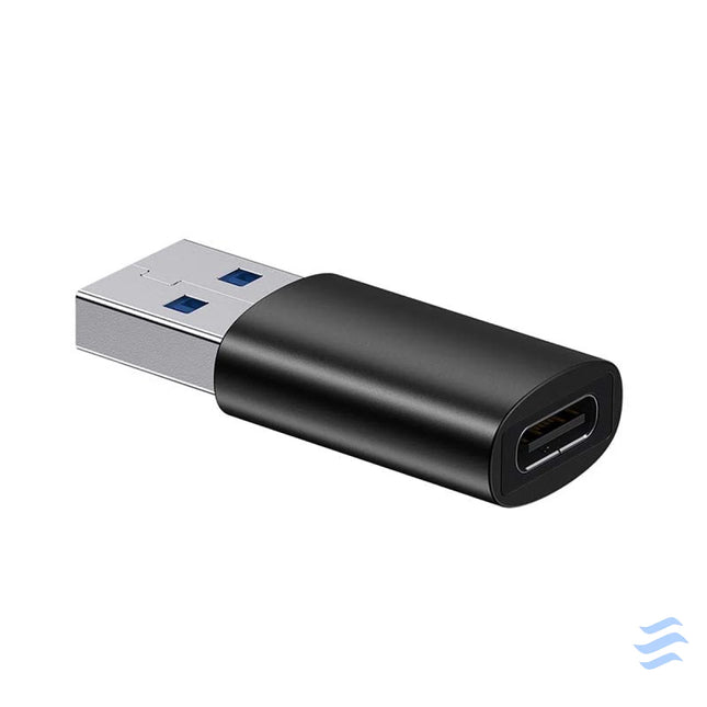 Baseus Ingenuity USB A to USB C adapter OTG (black) Adapters connectors and converters