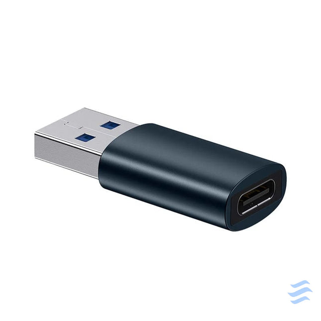 Baseus Ingenuity USB A to USB C adapter OTG (blue) Adapters connectors and converters