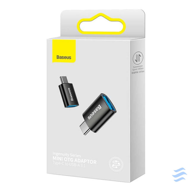 Baseus Ingenuity USB C to USB A adapter OTG (Black) Adapters connectors and converters