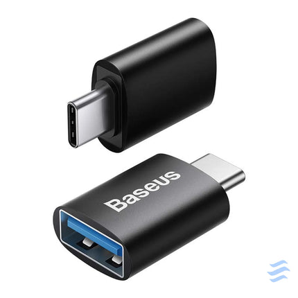 Baseus Ingenuity USB C to USB A adapter OTG (Black) Adapters connectors and converters