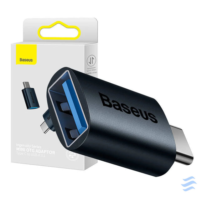 Baseus Ingenuity USB C to USB A adapter OTG (blue) Adapters connectors and converters