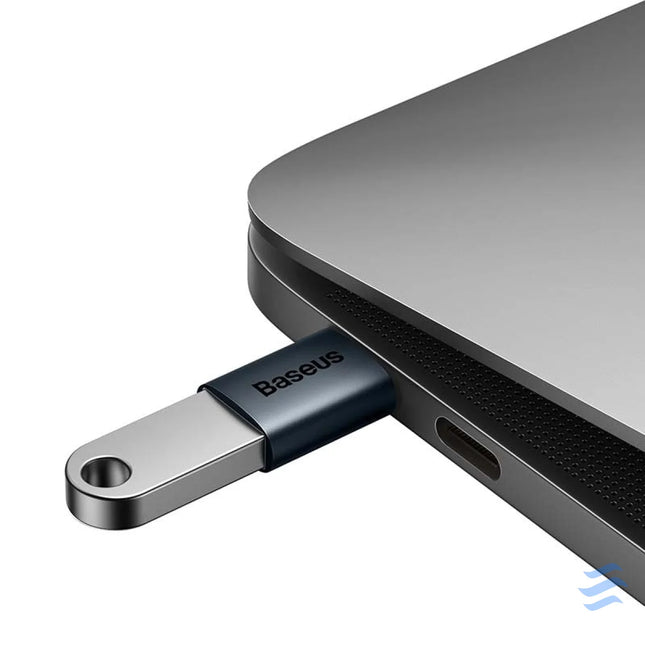 Baseus Ingenuity USB C to USB A adapter OTG (blue) Adapters connectors and converters