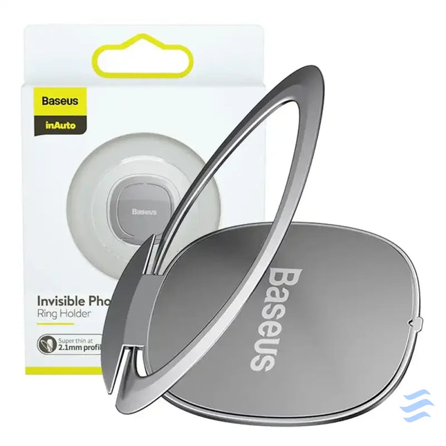 Baseus Invisible Ring holder for smartphones (silver) Ring holders