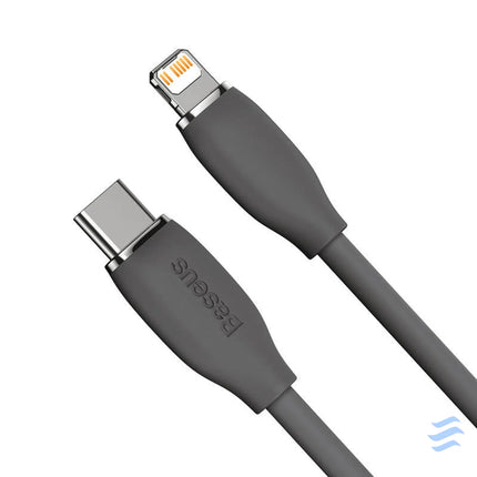 Baseus Jelly cable USB C to Lightning 20W 1,2m (black) USB C to Lightning