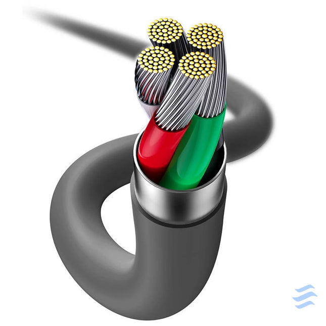 Baseus Jelly cable USB to Lightning 2,4A 1,2m (black) USB to Lightning