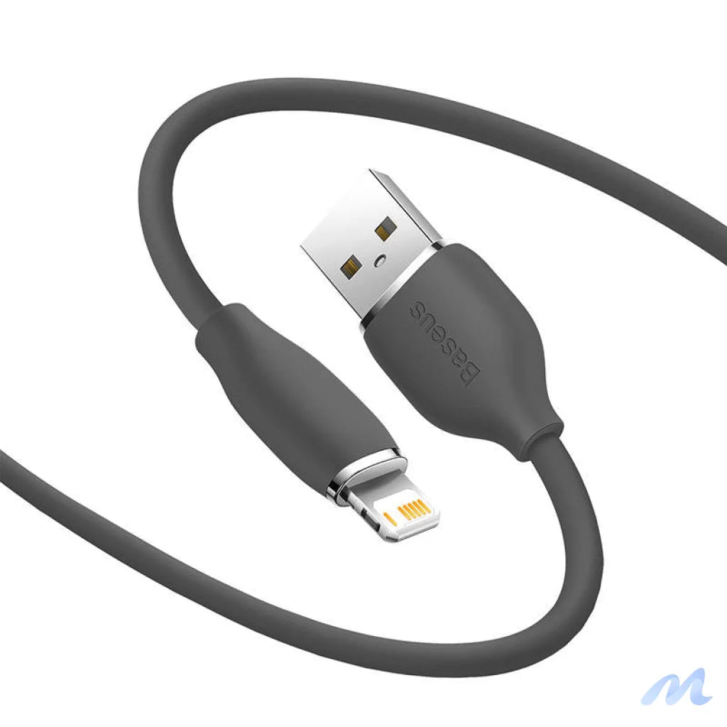 Baseus Jelly  cable USB to Lightning, 2,4A, 1,2m (black)