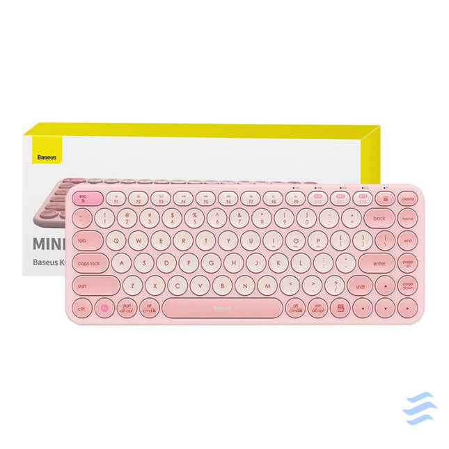 Baseus K01A Wireless Tri Mode Keyboard Baby Pink Mice keyboards