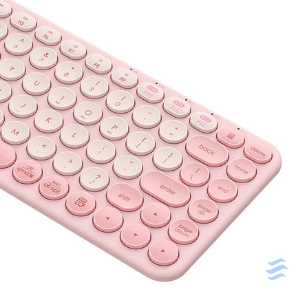 Baseus K01A Wireless Tri Mode Keyboard Baby Pink Mice keyboards
