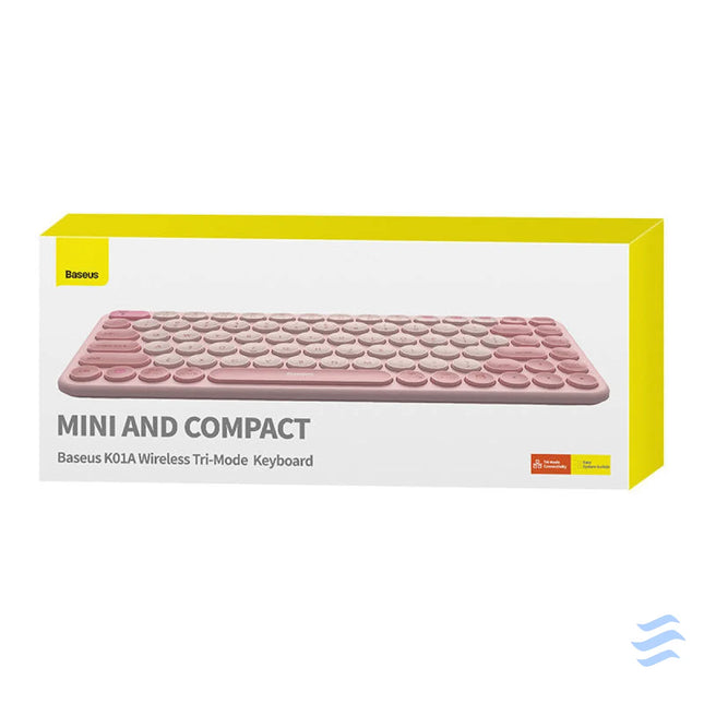 Baseus K01A Wireless Tri Mode Keyboard Baby Pink Mice keyboards