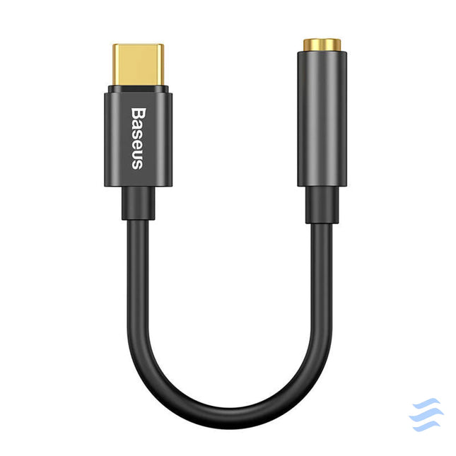 Baseus L54 Audio Adapter USB C + mini jack 3,5mm (Black) Audio adapters